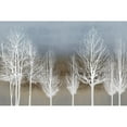 thumbnail image 3 of Bennett, Kate 18x13 Black Modern Framed Museum Art Print Titled - Trees on Brown and Blue, 3 of 5