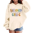 thumbnail image 4 of Ruyang Kids Girls 2nd Grade Back to School Hoodies Boys Preppy First Day of School Sweatshirts Soft Cute Pullover Hoodie, 4 of 7