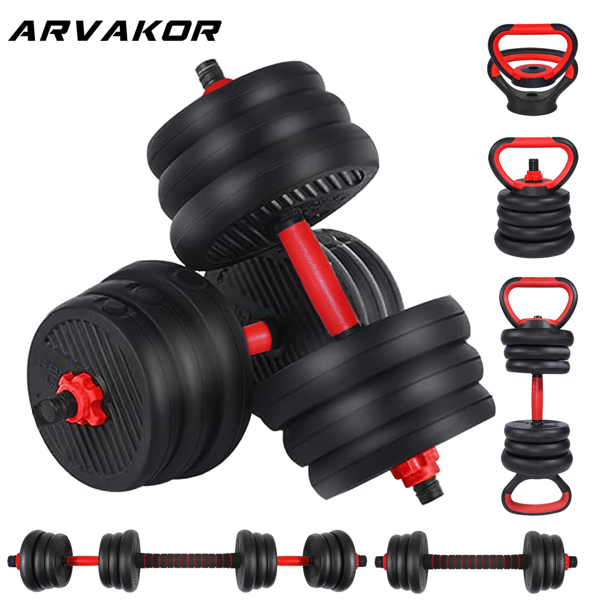 Details about   44/88LB Dumbells Pair Gym Weights Barbell Dumbbell Body Building Free Weight US 