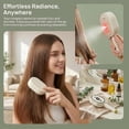 thumbnail image 2 of Electric Steam Brush for Hair, Electric Spray Air Cushion Comb for Women, Anti-Static Hot Steam Hair Brush for Smoothing, Reduce Frizz, Smooth & Nourish, for Both Long and Short Hairs (Beige), 2 of 8