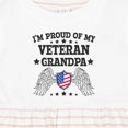 thumbnail image 4 of Inktastic I'm Proud of My Veteran Grandpa Girls Baby Dress, 4 of 5