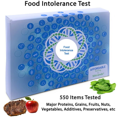 5Strands | Affordable Testing | Food Intolerance Test | at Home Hair Analysis Kit | Tests Over 550 Food Intolerances & Sensitivities | Protein, Grains, Gluten, Lactose | Results in 7-10 Days | 1