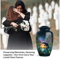 thumbnail image 5 of Butterfly Dophin Urns for Ashes Adult Male/Female - Cremation Burial Urns - Funeral Urn with Secure Lid - Blue Urn for Ashes Adult Male3inch 4pcs Small & 10inch 1pcs Large Size Combo- Pack of 5, 5 of 7