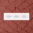 thumbnail image 3 of Kotton Culture 600 TC Pinch Pleated Duvet Cover 100% Egyptian Cotton with zipper (California King, Burnt Orange) - 1 Piece, 3 of 6