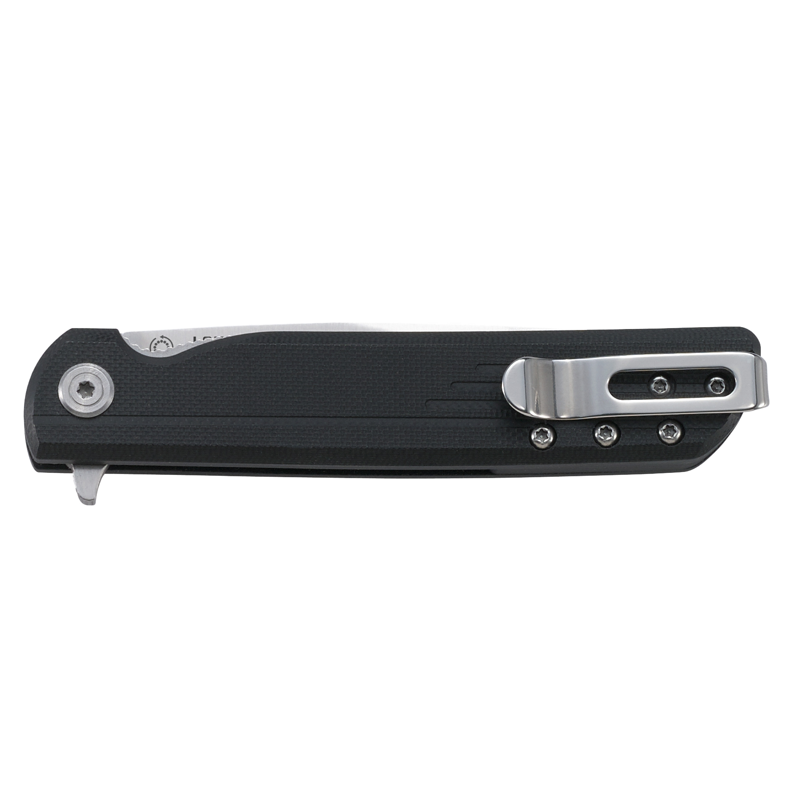 CRKT LCK + Everyday Carry Assisted Folding Knife with Liner Lock: Stainless Steel Plain Edge Blade, Glass-Reinforced Nylon Handle, Pocket Clip, 3801