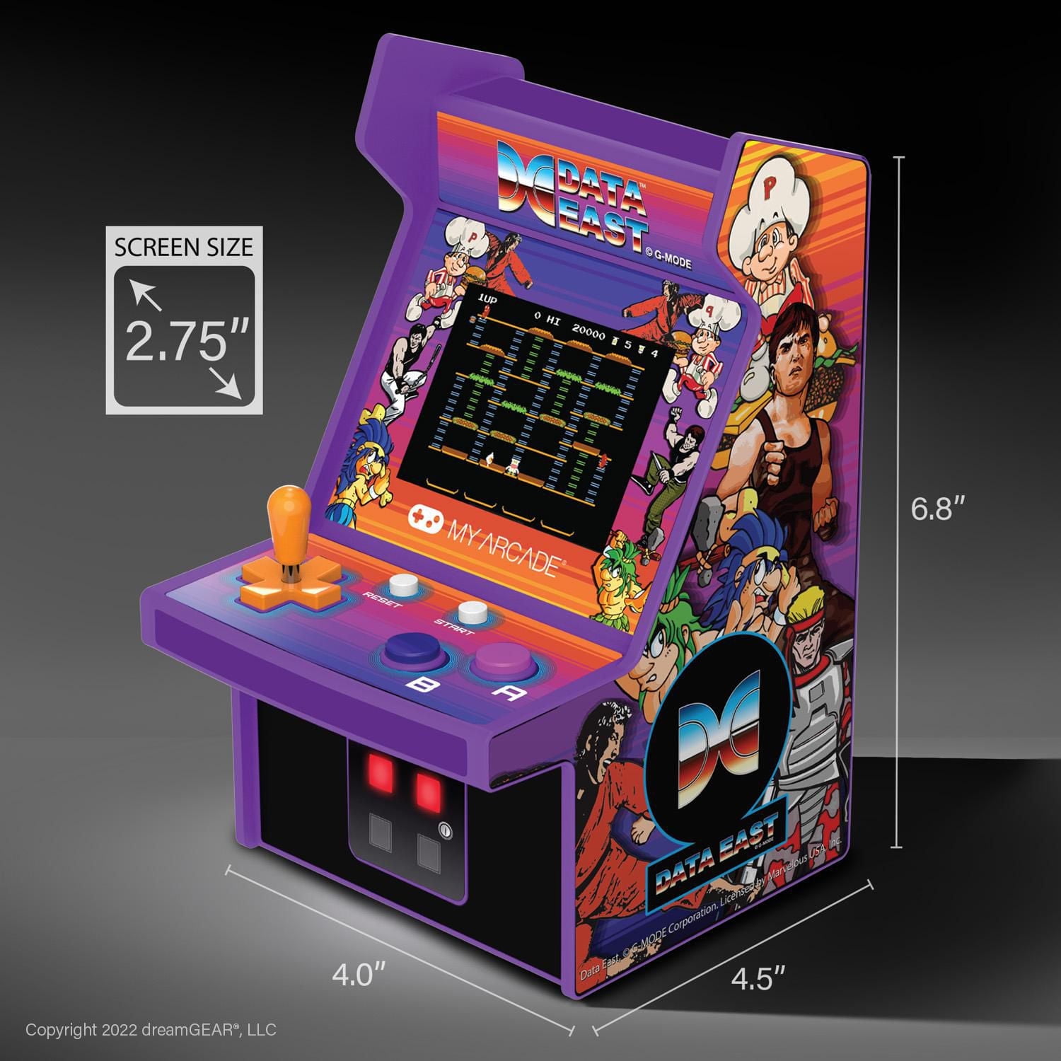 My Arcade Micro Player まとめ売り MY ARCADE Micro Player Mini Arcade Machine: Data East Hits