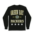 thumbnail image 5 of Women's Gameday Couture Black Green Bay Packers Oversized Everyday Star Long Sleeve T-Shirt, 5 of 5