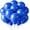 Blue, variant on Clear Balloons 100 Pack, 12 Inch Round Latex Balloons, Helium Transparent Balloons for Wedding, Birthday, Baby Shower, Bridal Shower Party Decorations