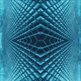thumbnail image 1 of Ahgly Company Machine Washable Indoor Square Transitional Bright Turquoise Blue Area Rugs, 6' Square, 1 of 7