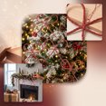 thumbnail image 2 of Christmas Bow Ornaments Christmas Metal Bow Ornaments for Christmas Tree Xmas Tree Hanging Decor, 2 of 8
