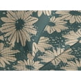 thumbnail image 3 of Ambesonne Daisy Pattern Quilted Coverlet 3 Pcs, Summer Chamomile Art, King Size, Peach Hunter Green, 3 of 4