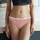 thumbnail image 3 of Gibobby Braguitas Slim Fit Tanga de algodón para mujer, bragas deportivas sexys de cintura para mujer(Rojo， M), 3 of 5