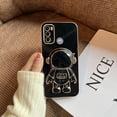 thumbnail image 1 of Funda de lujo con soporte de astronauta Motog60 para Motorola Moto G60 G50 G30 G20 G10 G22 G52 G9 Play E7 Plus, funda de silicona con soporte Dengxun unisex, 1 of 2