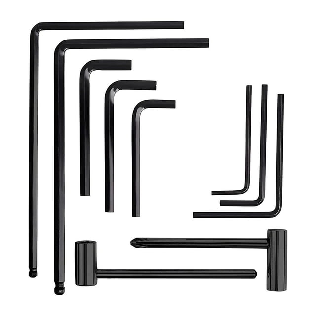 Allen para guitarra 13x, pieza de repuesto para herramienta de guitarra, accesorio práctico, llave de guitarra portátil multiusos para Hugo Llave de varilla