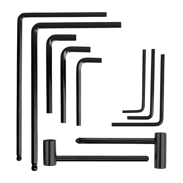 Allen para guitarra 13x, ajuste que reemplaza la llave de varilla Universal para guitarra acústica