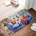 thumbnail image 2 of Watercolor Hello Winter Bull Terrier Chill Christmas Welcome Doormat Bully Dog Lovers Gifts Idea Indoor Outdoor Welcome Mat - 00016, 2 of 5