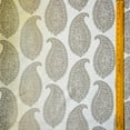 thumbnail image 6 of Fabric Mart Direct Grey Paisley Woven Fabric By The Yard, 3 Continuous Yards Cotton Fabric, Upholstery Fabric, Curtain Fabric, Wholesale Fabric, Floral Fabric, Indian Woven Fabric, 6 of 8
