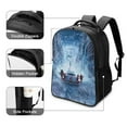 thumbnail image 4 of Ghostbusters Frozen Empire Unisex Backpack Schoolbag Bookbag 2 Compartment Daypack Satchel Rucksack Travel Laptop Bag, 4 of 6
