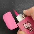 thumbnail image 2 of Encendedor de Metal Hello Kitty Cat, regalo para niña, llama rosa, encendedor inflable a prueba de viento para mujer, 2 of 4