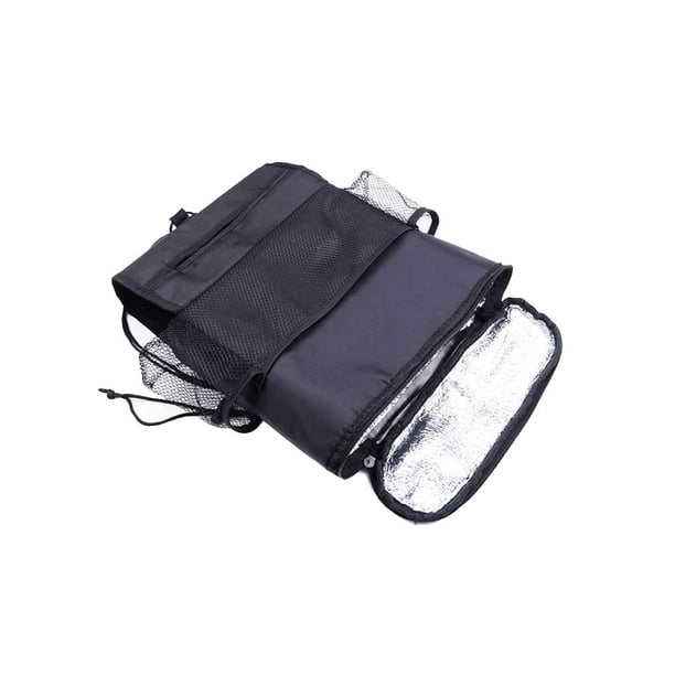 Scienceny Organizador de aislamiento automático de tela Oxford, bolsa de almacenamiento de botellas de agua y bebidas térmicas multibolsillo de papel de Ventana automotriz Scienceny VI017966-01