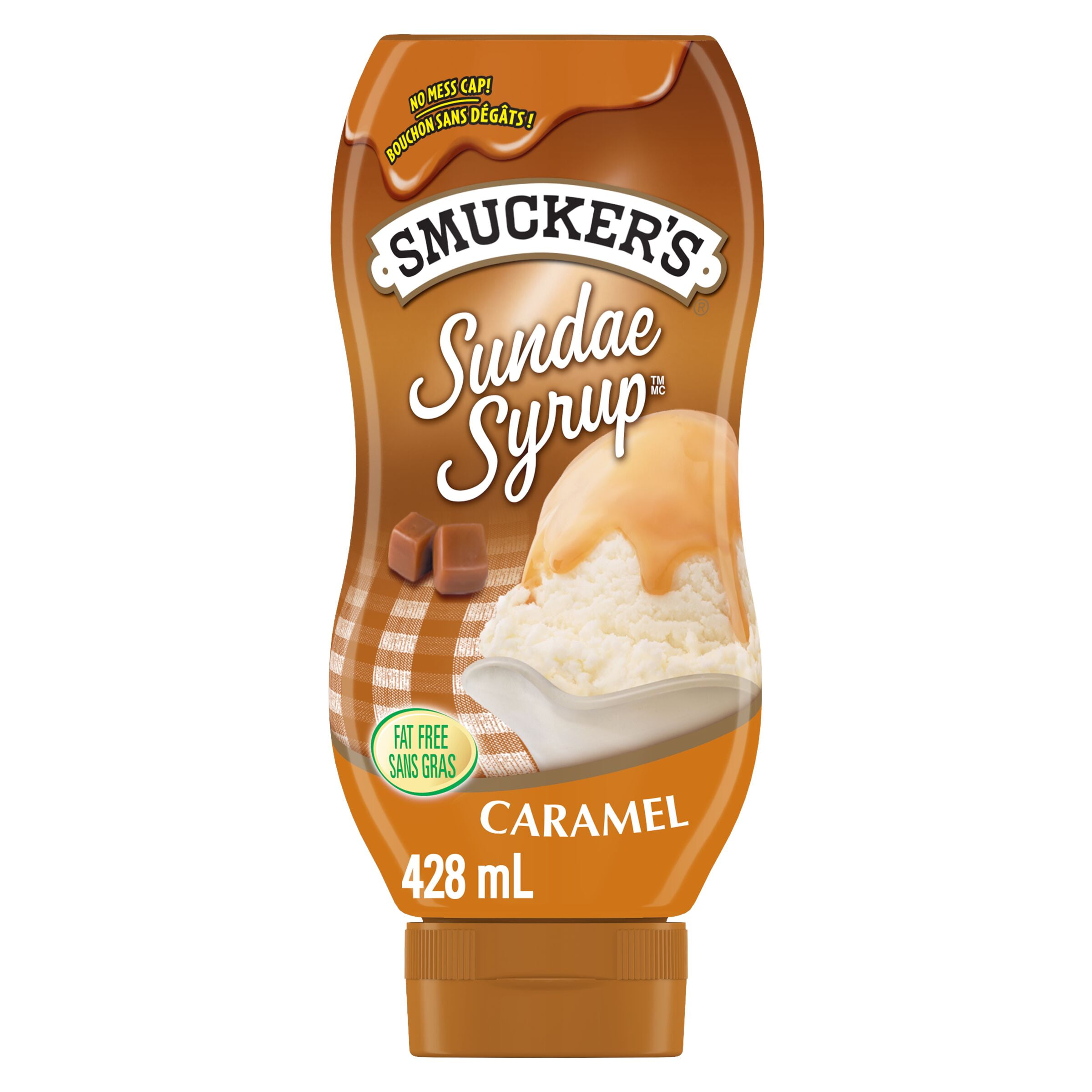 Sirop pour sundae Smucker's, sirop aromatisé au caramel, 428 ml 428 ml