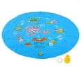 thumbnail image 2 of Water Game Play Mat,Outdoors Inflatable Water Spray Water Mat Water Sprinkler Mat Professional Grade, 2 of 9
