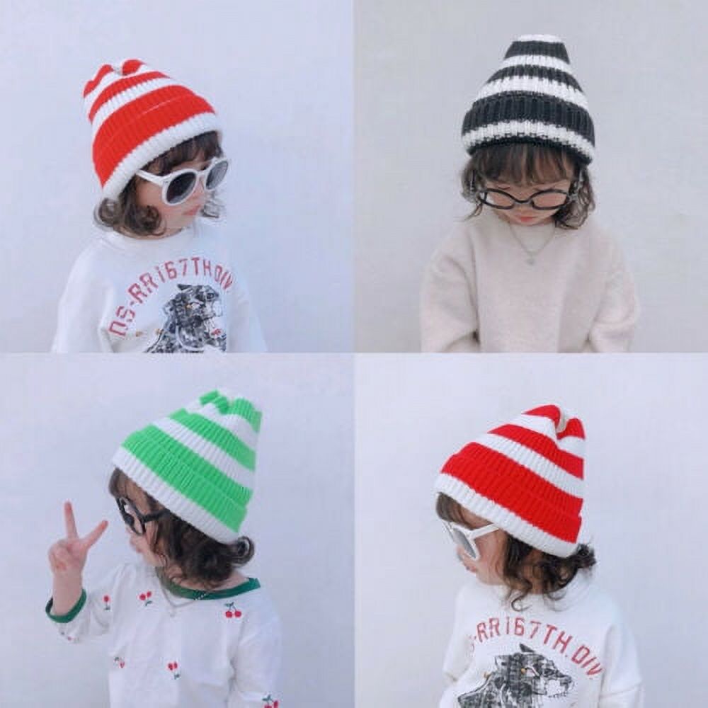 Lovely Kids Girls Boys Winter Warm Knitted Crochet Beanie Hat Beret Cap Fashion - image 3 of 4