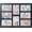 8 Openings-Black, variant on 7 Openings Photo Collage for Wall Decor, 4x6 Picture Frame Collage for Wall Mounting or Tabletop, Wooden Multiple Photo Frame Display 4x6 Pictures for Desk, Office, Living Room, Brown