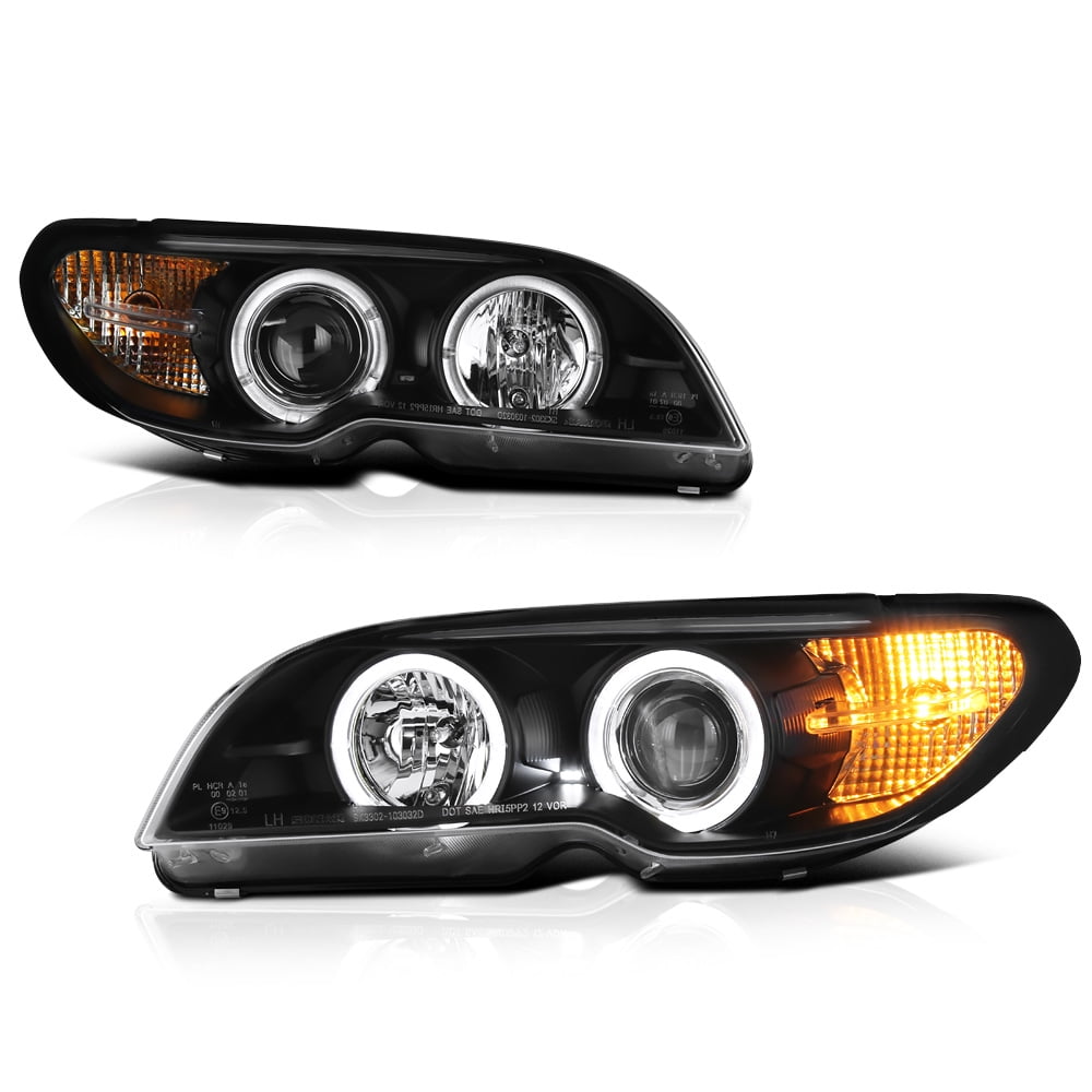 VIPMOTOZ For 20032006 BMW E46 Coupe 325CI 330CI LED Halo Headlights