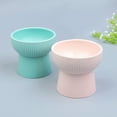 thumbnail image 2 of Ceramic Raised Elevated Bowl Pet Cats Dogs Food Water Dish Stress Dispenser, 2 of 3
