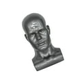 thumbnail image 1 of PVC Male Mannequin Head Display Head Mannequin makeup head Display Wig Head Stand Gray, 1 of 9