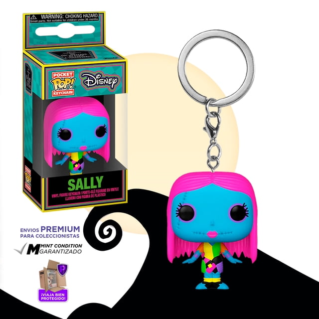 Funko Pop Llavero Sally Luz UV Extraño Mundo De Jack Funko Sally The Nightmare Before Christmas