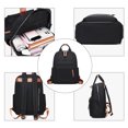 thumbnail image 4 of Mochila escolar de nailon para mujer, mochila de libros para chicas adolescentes, bolso de hombro de diseño multiusos, bolso de viaje Zhivalor BST3008903-1, 4 of 7