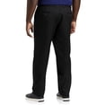 thumbnail image 2 of Oak Hill by DXL Men's Big and Tall Waist-Relaxer Flat-Front Microfiber Pants- New Improved Fit, Black, 44W X 34L, 2 of 6