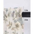 thumbnail image 6 of Vintage Chic Floral Tier Curtains 45 Inch Length,Sheer Curtains for Bedroom Living Room Window Farmhouse Flowers Birds Botanical Short Kitchen Curtains Drapes for Small Half Window 27.5"x45" 2 Panels, 6 of 7