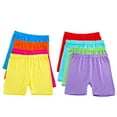 thumbnail image 4 of SILVERCELL Toddler Kids Girls 8Pieces Under Dress Dance Safety Shorts Multicolor Soft Bicycle Shorts for Girls 2-10 Years Old, 4 of 8