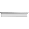 thumbnail image 3 of Ekena Millwork 76" Bottom Width x 79 7/8" Top Width x 7 1/4"H x 1"P Traditional Crosshead with Trim, 3 of 24