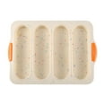 thumbnail image 1 of Pan de Leche Set de 4 Molde de Pan de Bolo, Molde de Pan No Escampos, Fácil de Desenganchar, para Hornear Pan de Leche, Desayuno Romántico, Cena Romántica, Molde de Pan de Leche de Acero,, 1 of 9
