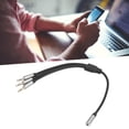 thumbnail image 4 of 3.5mm Splitter Adapter, Professional 3.5mm Splitter Cable Female To Male 1.0ft PVC 1 Output 3 Input  For PC 3.5mm 1 Female To 3 Male, 4 of 8