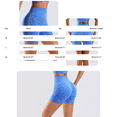 thumbnail image 3 of Endives Womens Yoga Short High Waist Elastic Gym Fitness Yoga Wear Scrunch Butt Lift Biker Shorts Running Cycling Hot Pink, 3 of 5