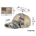 thumbnail image 2 of TINKER American Flag Camouflage Patch Embroidered Baseball Cap  Men Net Cap  Retro Sunshade Cap, 2 of 16