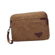 Wxqbjtam Men's Clutch Bag Change Pouch Lightweight Fashion Casual Credit Card Holder Card Coffee