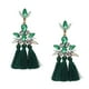 thumbnail image 1 of 1 Pendientes Colgantes de Bohemio Vintage, Accesorio Flecos Y Borlas para Fiestas Hugo Pendientes de borla de mujer, 1 of 7