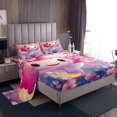 thumbnail image 1 of Erosebridal Cartoon Axolotl Sheet Set King, Girls Bedroom Decor, Breathable 4-Piece, 1 of 6