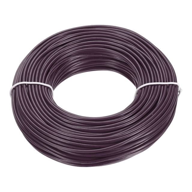 UL1007 18AWG Calibre Trenzado Conexión Cables, PVC Eléctrico Alambre Estañado Cobre Alambre 30 m/100 Pies Marrón para Electrodomésticos Interno Conexión Cable