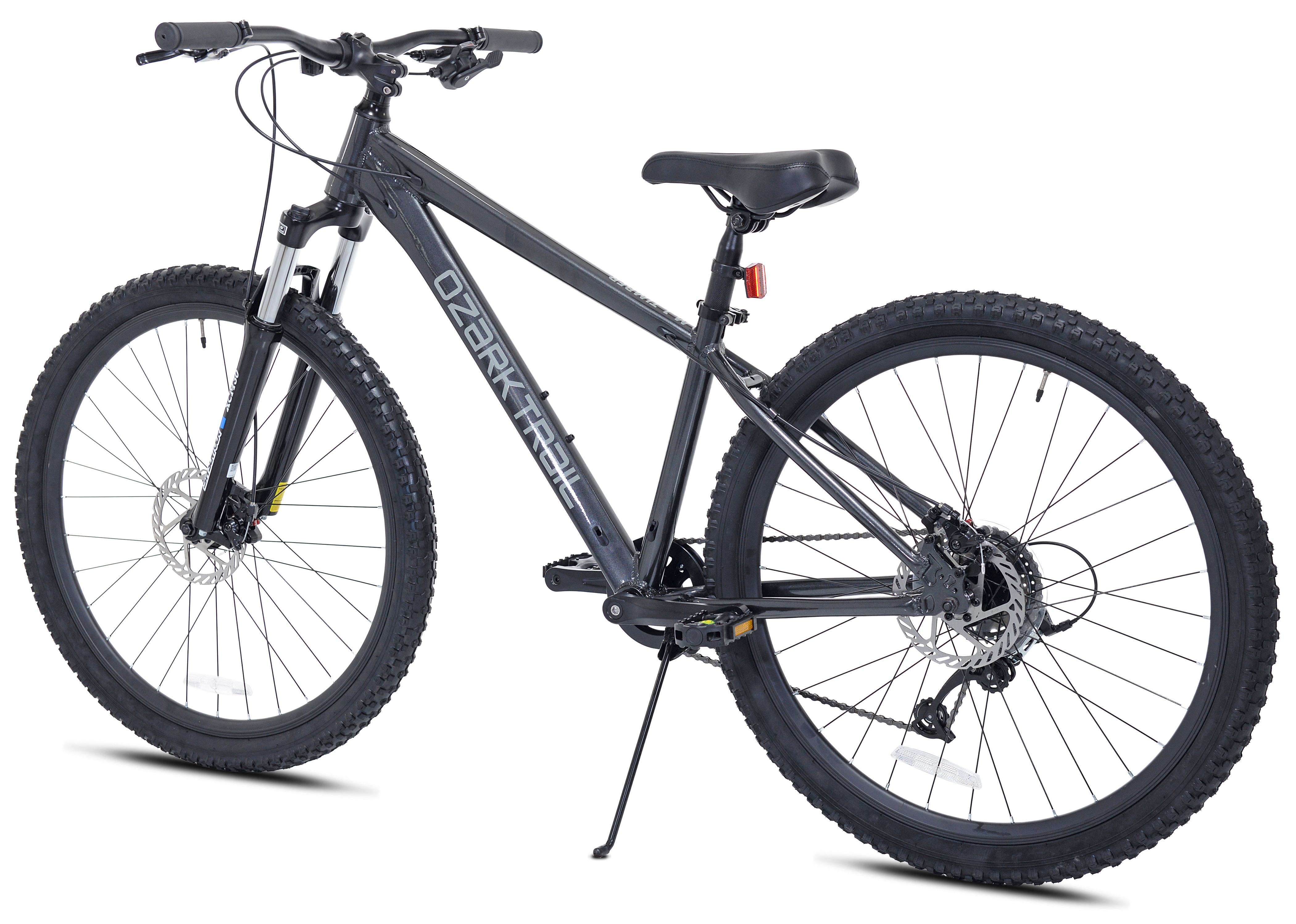 Bicicleta de montaña Timber, ruedas de 27.5 pulgadas, cuadro mediano de 17 pulgadas, para estaturas de 5'3" a 5'8", color negro, unisex 2