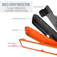 thumbnail image 6 of For Motorola Moto G Play 2023 / Moto G Pure / Moto G Power 2022 Heavy Duty Dropproof Phone Case Holster Belt Clip w/ Built in Screen - Orange Deer, 6 of 8