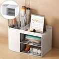 thumbnail image 2 of Clearance Office&Craft&Stationery under $5,New Swivel Desk Organizer With Drawers Desk Pencil Holder Desk Organizer And Accessories With Compartments + Drawers For Home Art, 2 of 8
