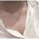 thumbnail image 3 of Collar de ojo de demonio Cadena de clavícula de ojo de cristal femenino Símbolo malvado, 3 of 3