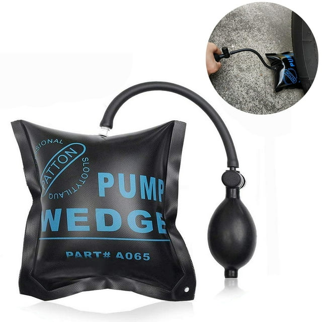 Car Air Wedge Pump Kit, 2 PCS Car Air Wedge Kit Come with 3 Tools, Wearable and Durable Polyurethane Pubber Material, Useful Tool for Cabinet and Window Installation, Hanging Doors 3 Pcs